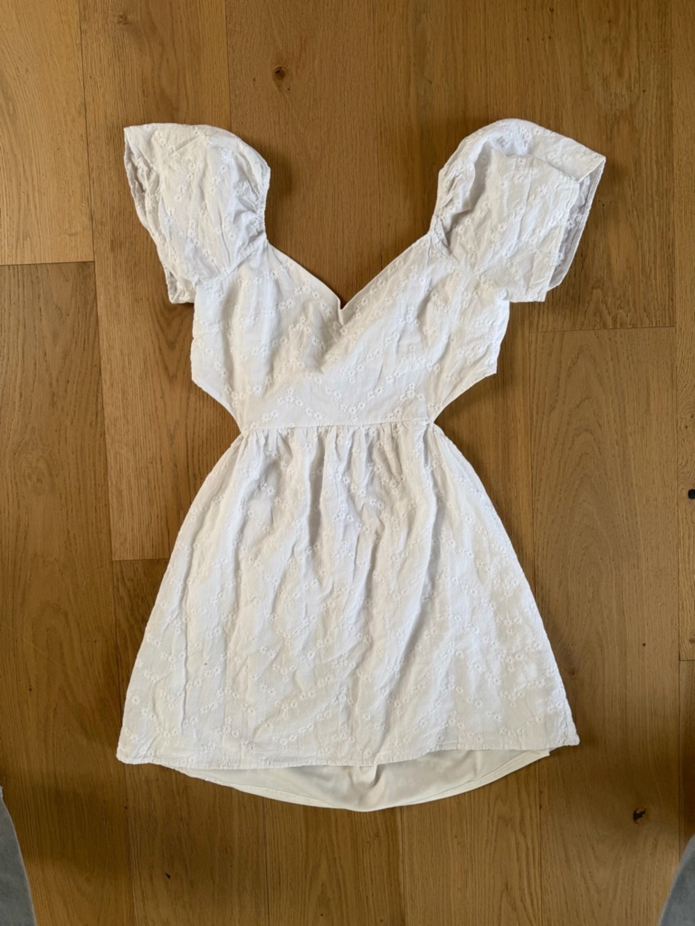 Francesca’s White Cutout Dress